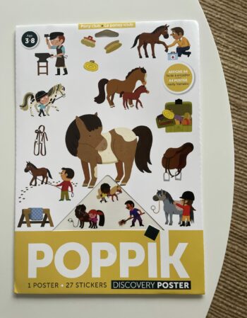 Poster en stickers - le poney club