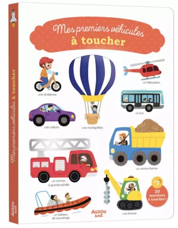 livre à toucher - mes premiers véhicules