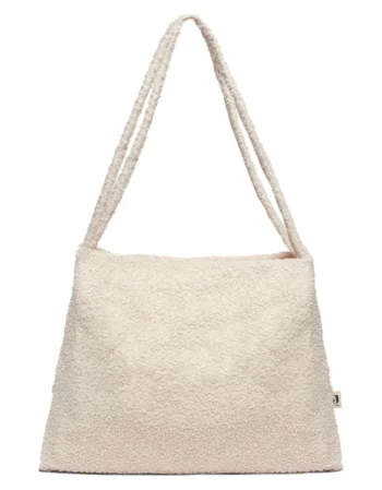 Sac à langer bouclé naturel