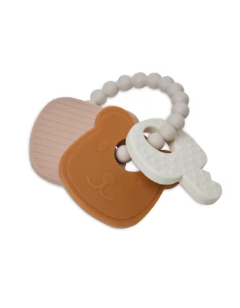 Jouet de dentition porte-clé teddy