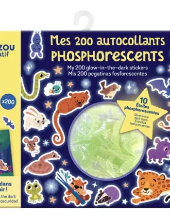 200 autocollants - phosphorescents