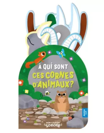 livre sonore - à qui sont ces cornes d'animaux ?