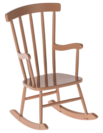 souris - rocking chair rose poudré