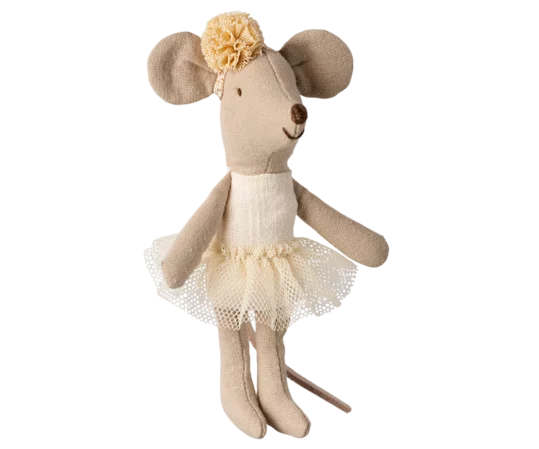 Souris ballerine, Petite sœur – Blanc cassé