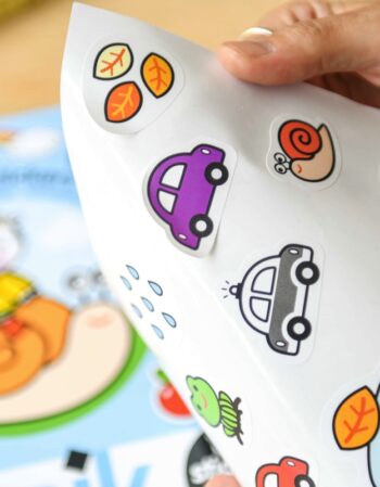 6 posters + 100 stickers - les animaux