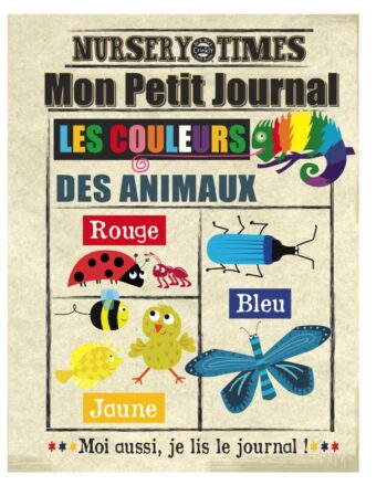 Livre bébé en tissu - les couleurs