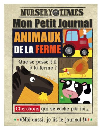 Livre bébé en tissu - la ferme