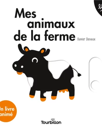 Livre - mes animaux de la ferme (noir et blanc)