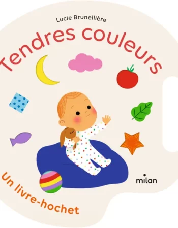 Livre hochet - tendres couleurs