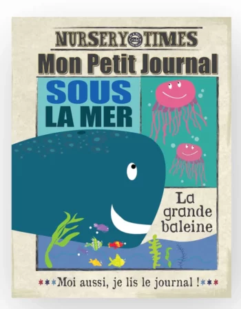 Livre bébé en tissu - la mer