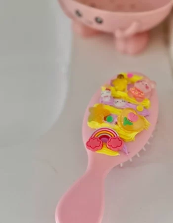 kit kawaii - brosse à cheveux